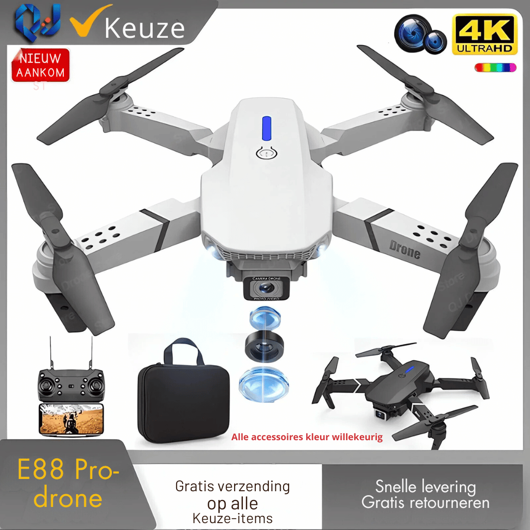 RC Drone - 4K Camera Foldable + Altitude Hold Function