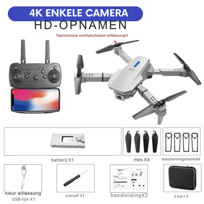 RC Drone - 4K Camera Foldable + Altitude Hold Function