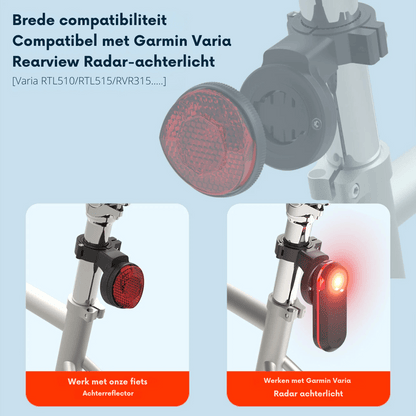 Rejtett kerékpáros GPS-tartó - Apple AirTaghez és Garminhoz