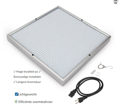 200W LED Grow Light – Dimmable Full Spectrum Grow Lamp with 2000 LEDs