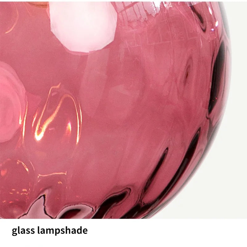 Lámpara colgante de vidrio HelderBol – elegancia ambiental