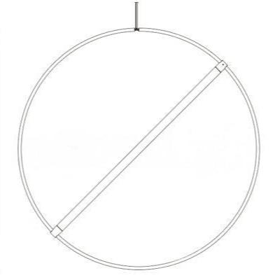 Moderne skandinavische Pendelleuchte mit LED und luxuriöser Oberfläche