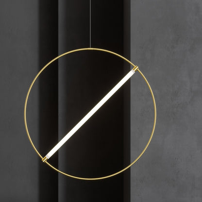 Moderne skandinavische Pendelleuchte mit LED und luxuriöser Oberfläche