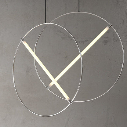 Moderne skandinavische Pendelleuchte mit LED und luxuriöser Oberfläche