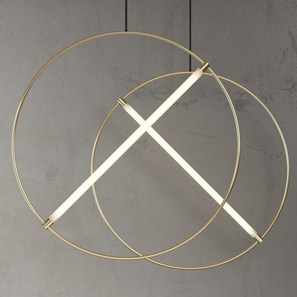 Moderne skandinavische Pendelleuchte mit LED und luxuriöser Oberfläche