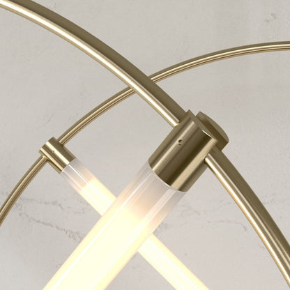 Moderne skandinavische Pendelleuchte mit LED und luxuriöser Oberfläche