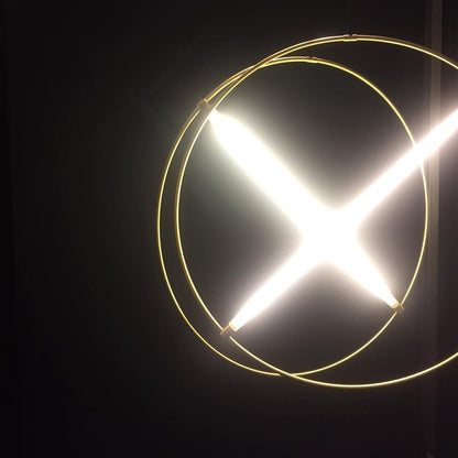 Moderne skandinavische Pendelleuchte mit LED und luxuriöser Oberfläche