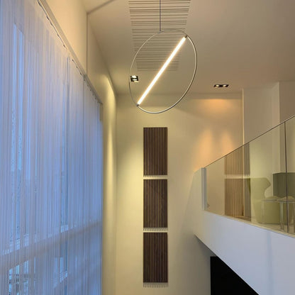 Moderne skandinavische Pendelleuchte mit LED und luxuriöser Oberfläche