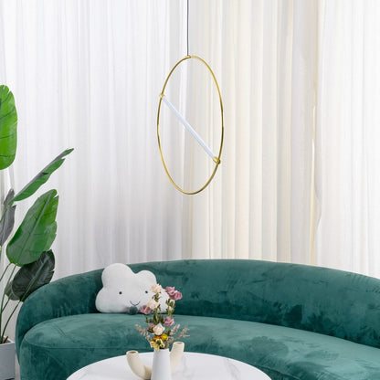 Moderne skandinavische Pendelleuchte mit LED und luxuriöser Oberfläche