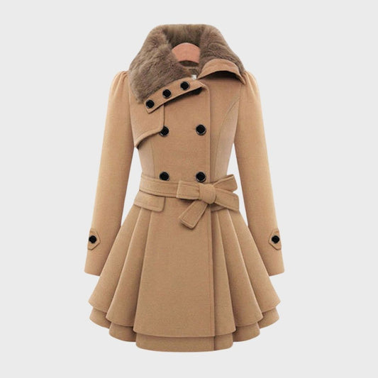 Trendy women's coat dress - Elsa
