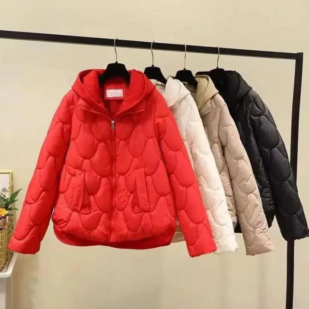 Gwendolyn - Warm padded winter coat with side pockets