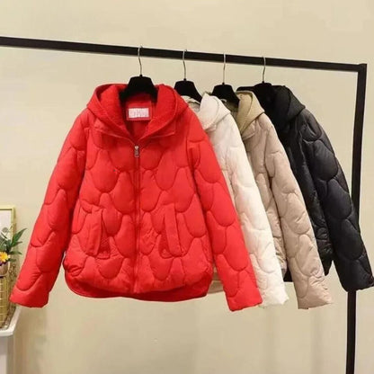 Gwendolyn - Warm padded winter coat with side pockets