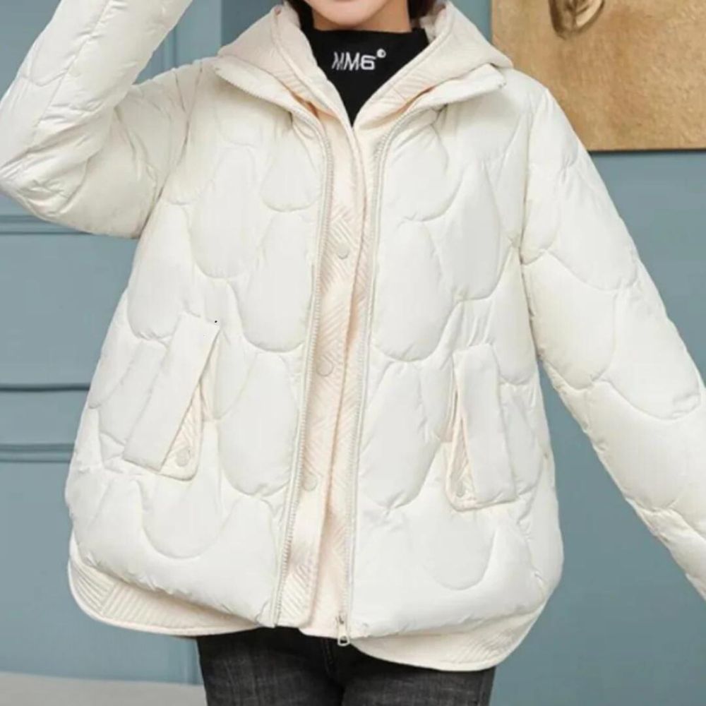 Gwendolyn - Warm padded winter coat with side pockets