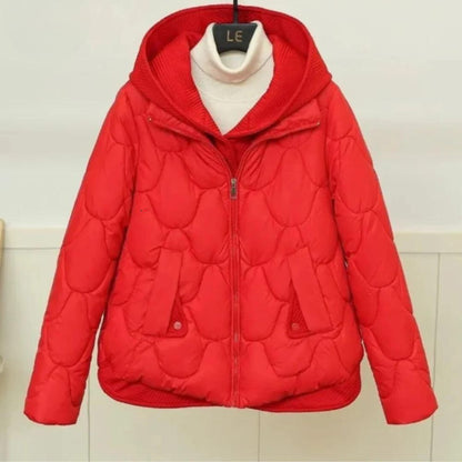 Gwendolyn - Warm padded winter coat with side pockets