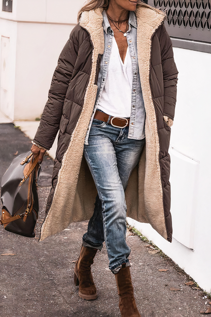 Reversible Windproof Parka for Women - Lori