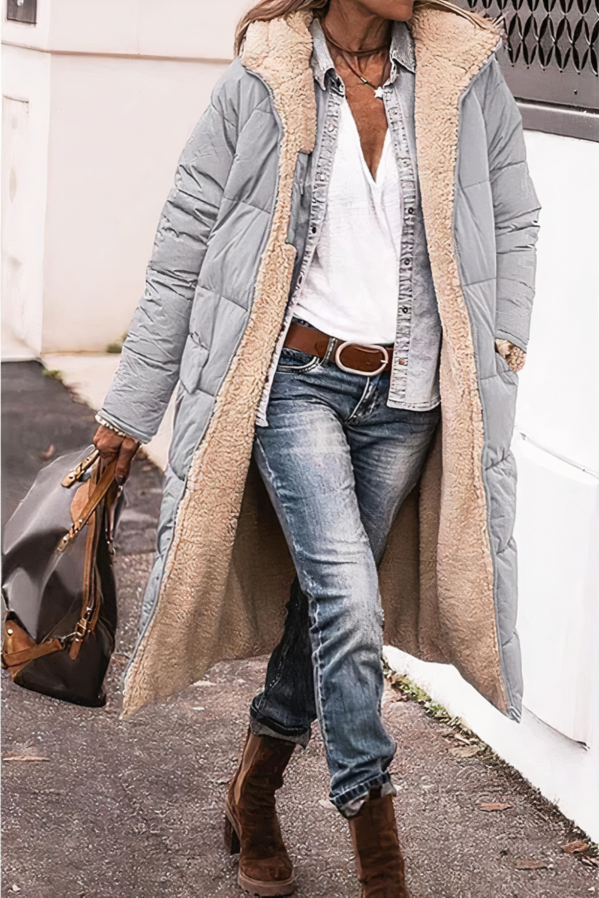 Reversible Windproof Parka for Women - Lori