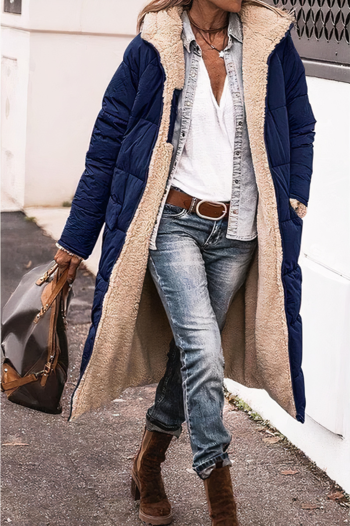 Reversible Windproof Parka for Women - Lori