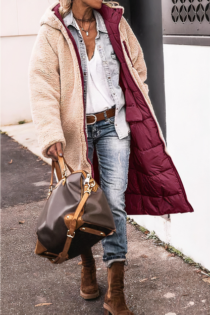 Reversible Windproof Parka for Women - Lori