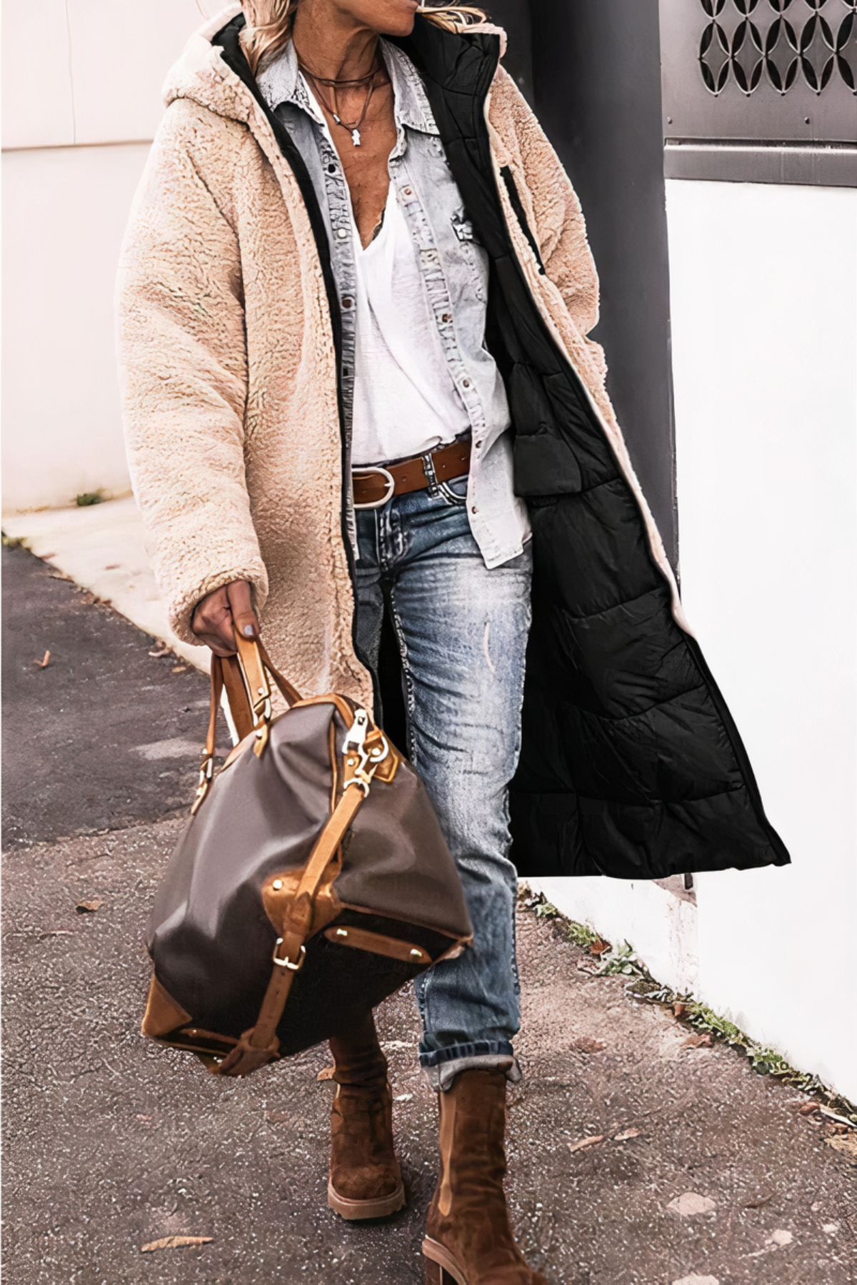 Reversible Windproof Parka for Women - Lori