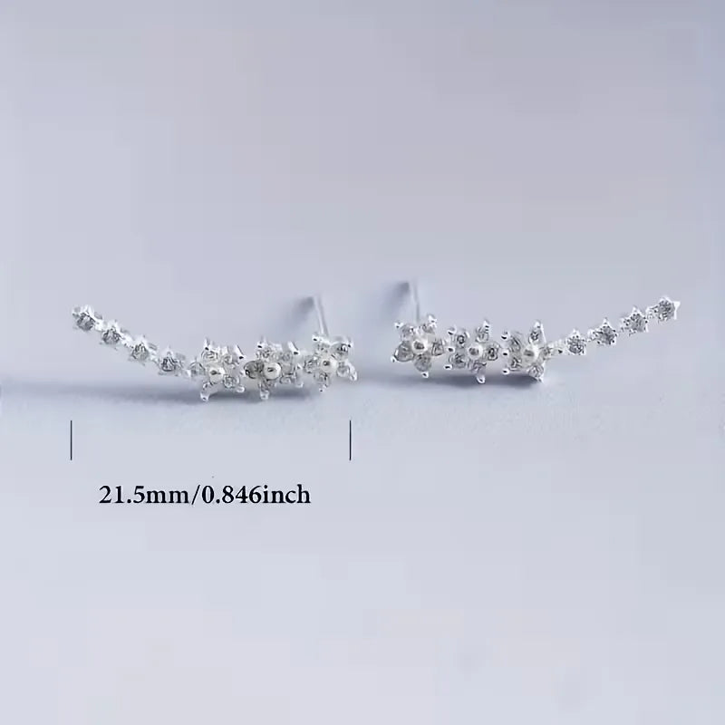Earring with Floral Motif