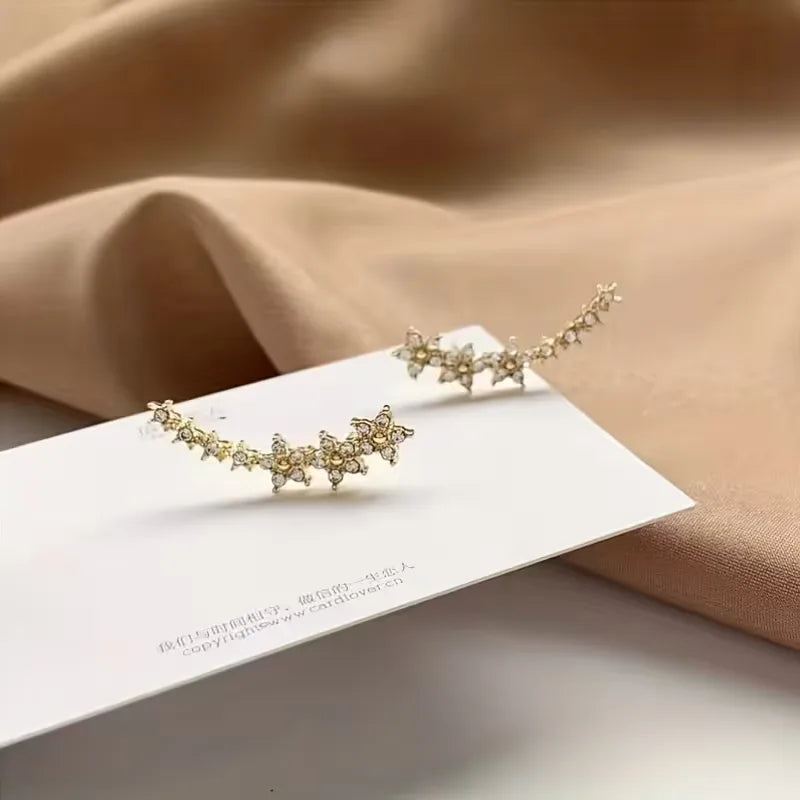 Earring with Floral Motif