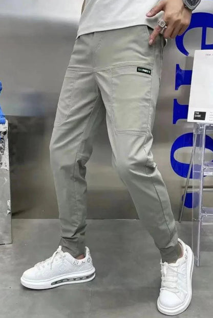 Elastic Cargo Pants - Allan