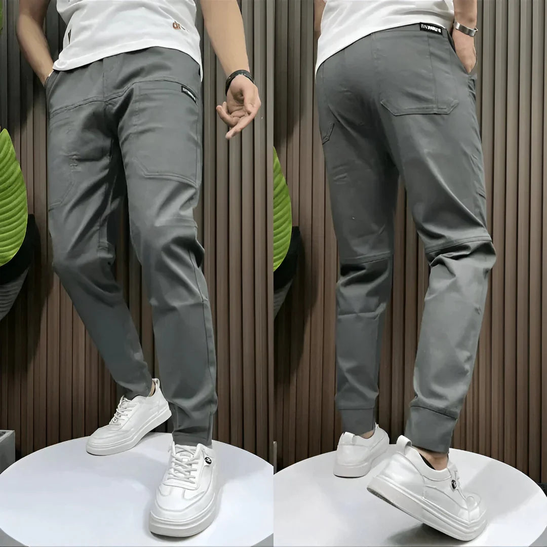 Elastic Cargo Pants - Allan