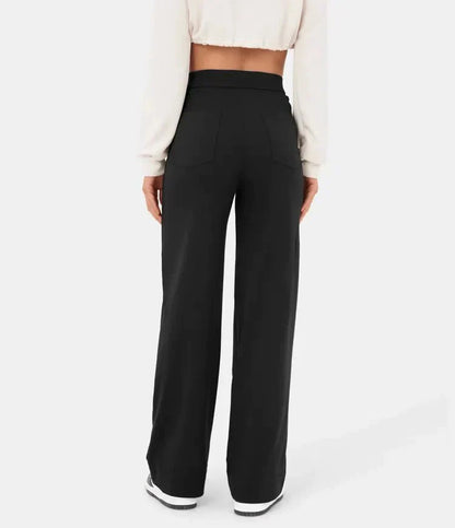 Elastic Casual High-Waisted Pants for Women - Phoebe