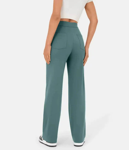 Elastic Casual High-Waisted Pants for Women - Phoebe