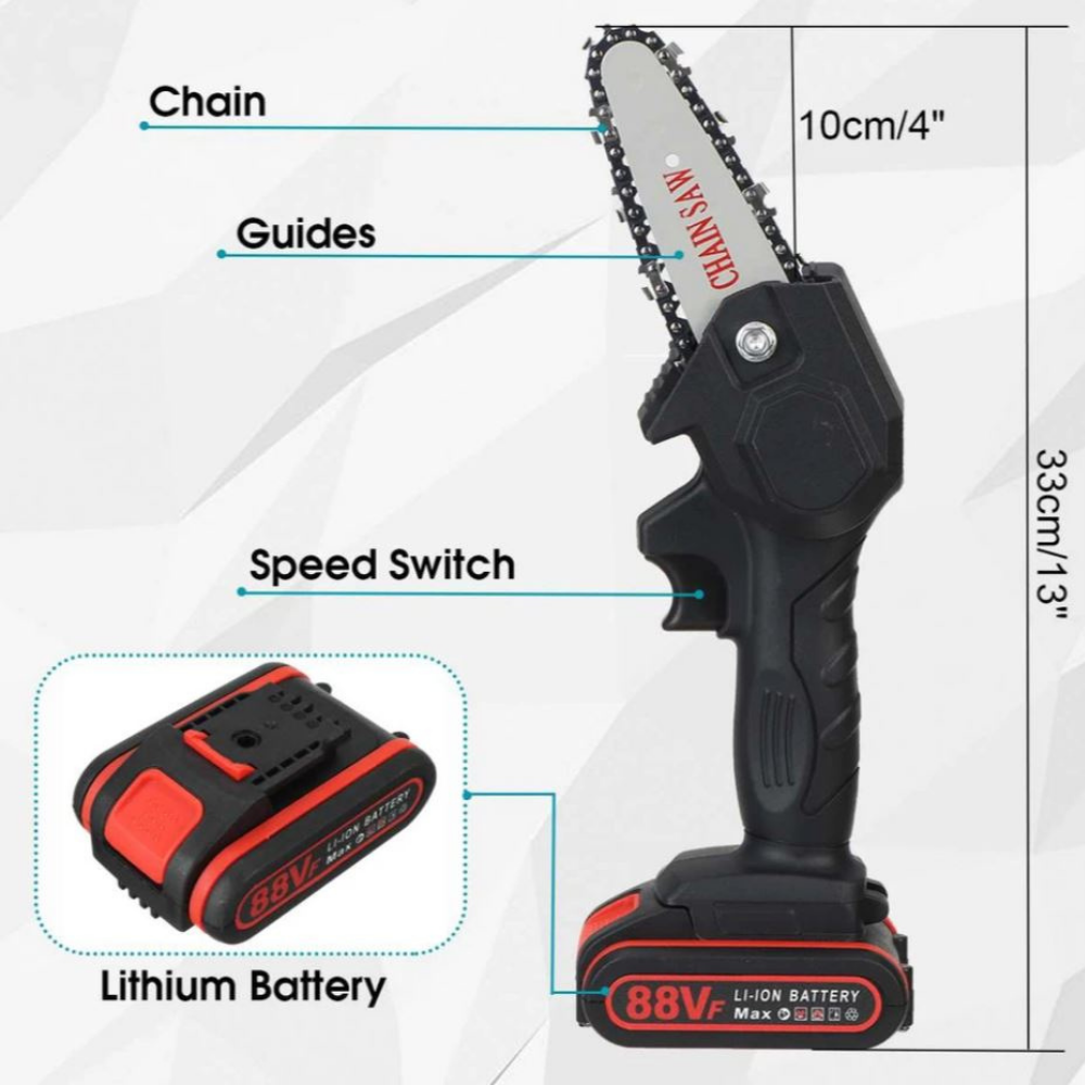 Electric Battery Pruning and Cutting Chainsaw