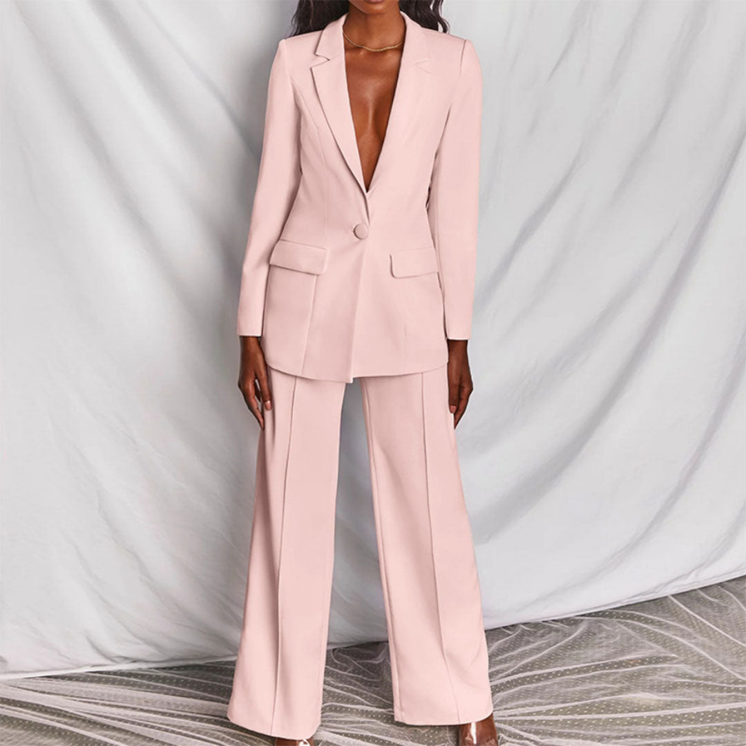 Elegant Blazer and Trousers for Women - Loradea