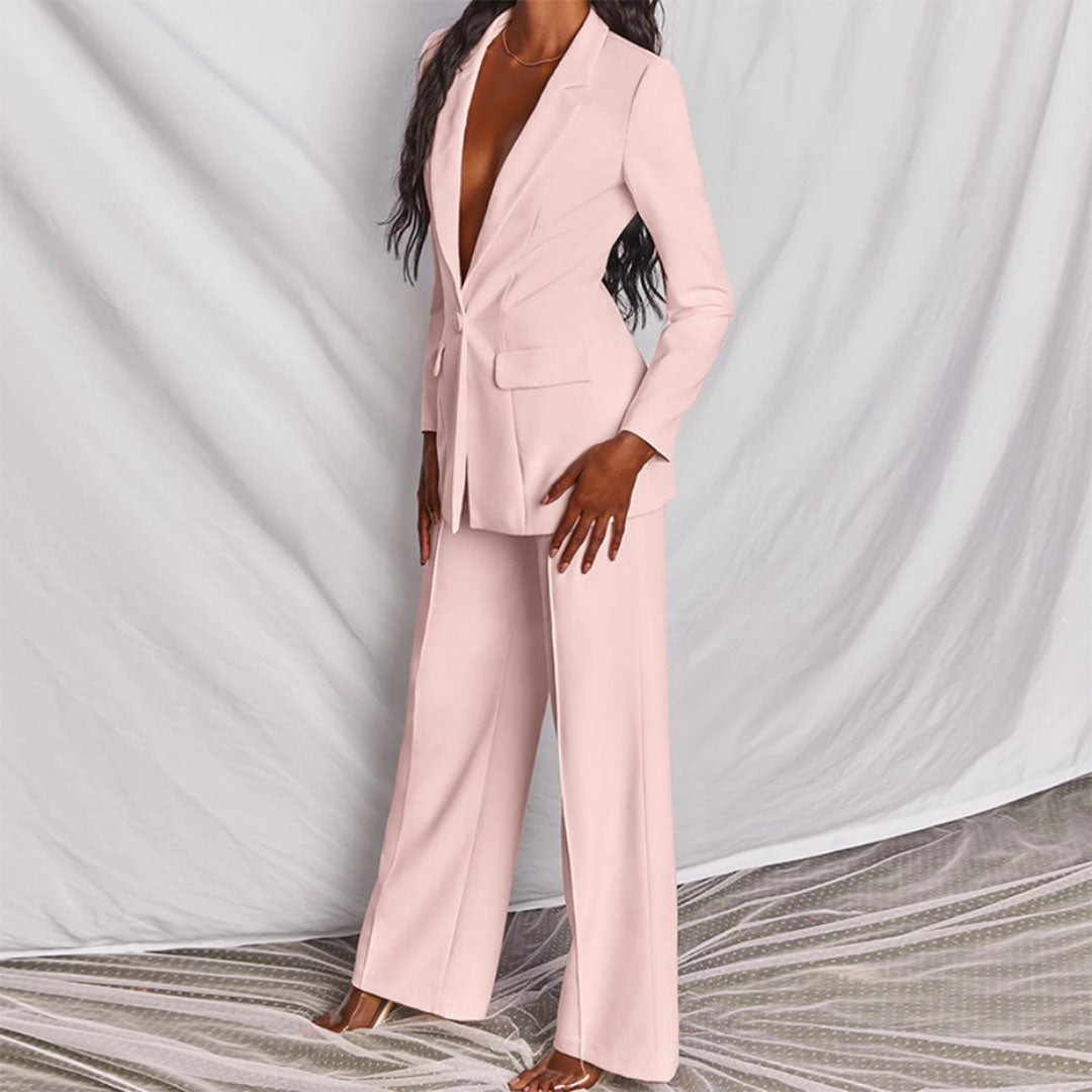 Elegant Blazer and Trousers for Women - Loradea