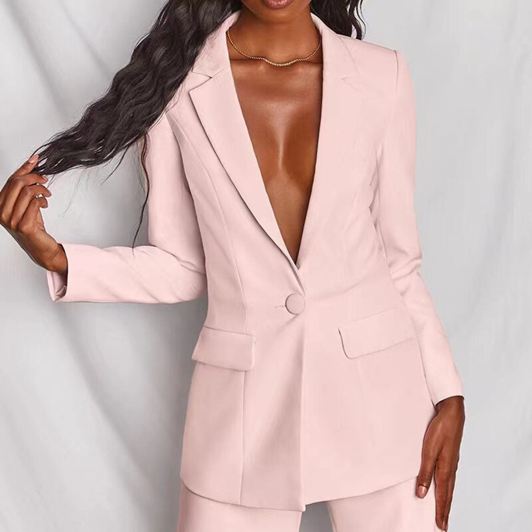 Elegant Blazer and Trousers for Women - Loradea