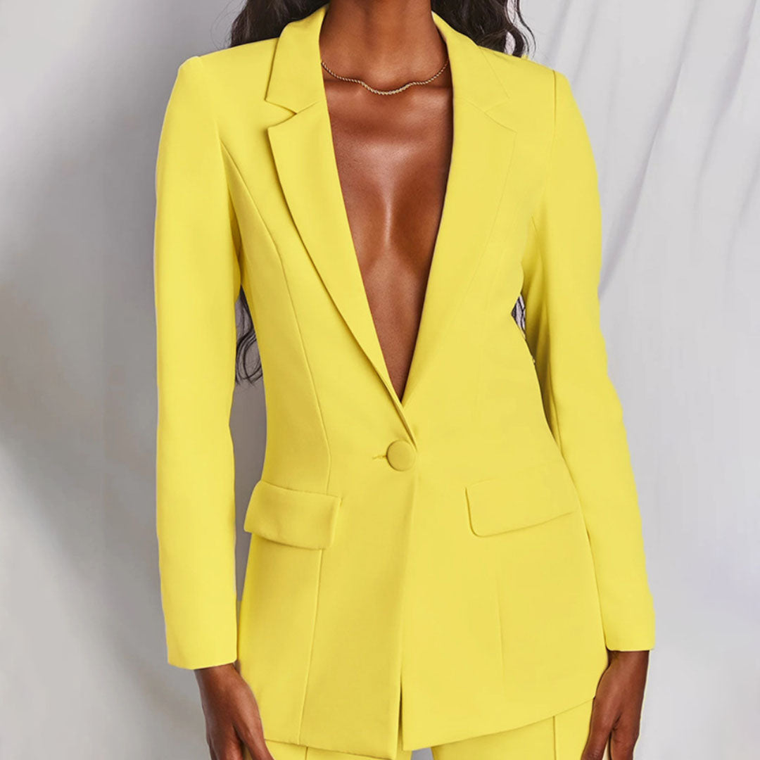 Elegant Blazer and Trousers for Women - Loradea