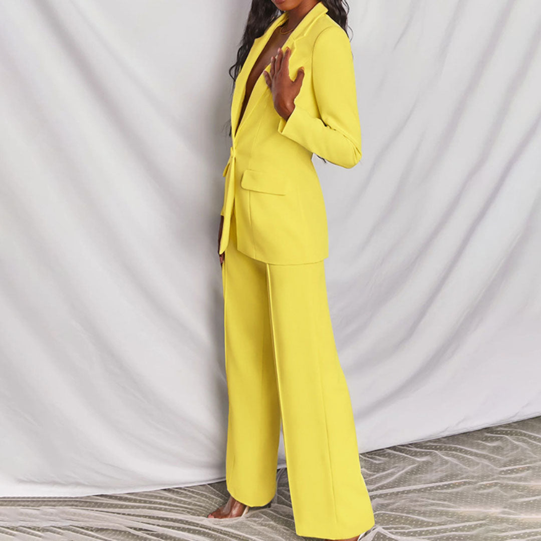 Elegant Blazer and Trousers for Women - Loradea