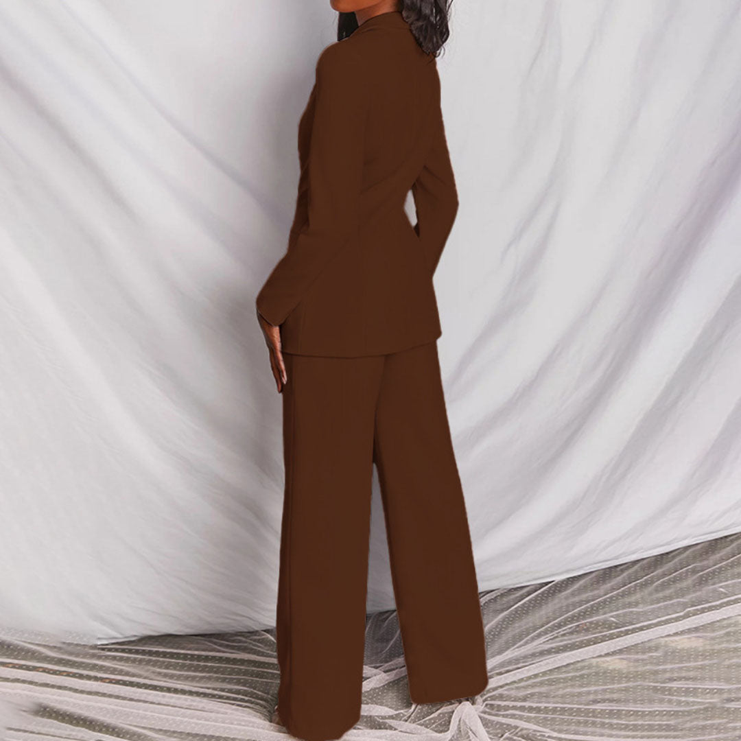 Elegant Blazer and Trousers for Women - Loradea