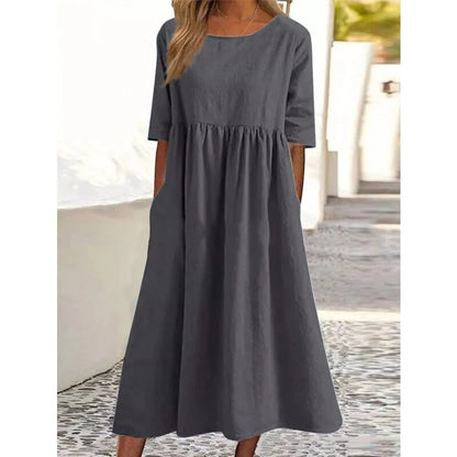 Elegant Casual Dress - Spring
