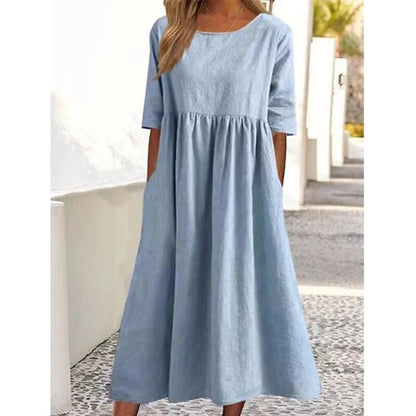 Elegant Casual Dress - Spring