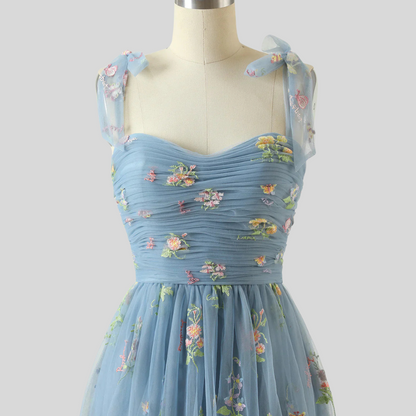 Elegant Embroidered Tulle Ball Gown