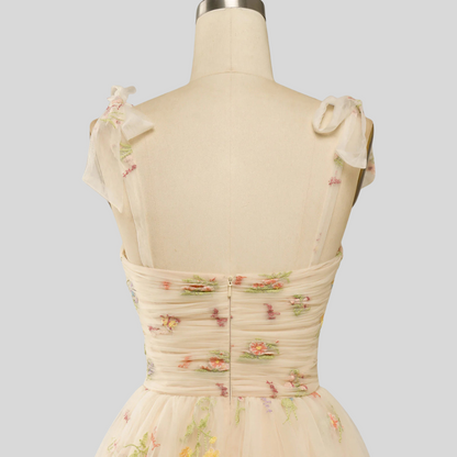 Elegant Embroidered Tulle Ball Gown