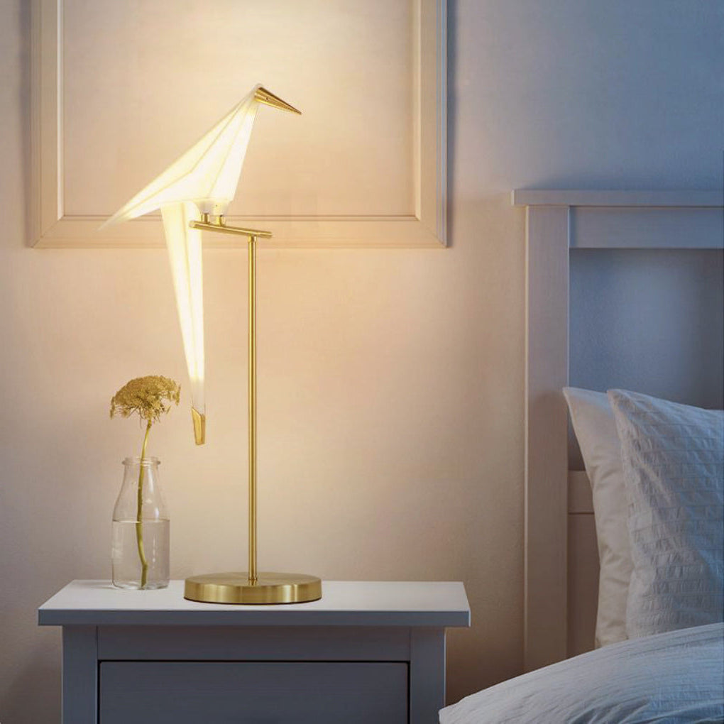 Elegant Origami Bird Lamp - Magnetic Attachment