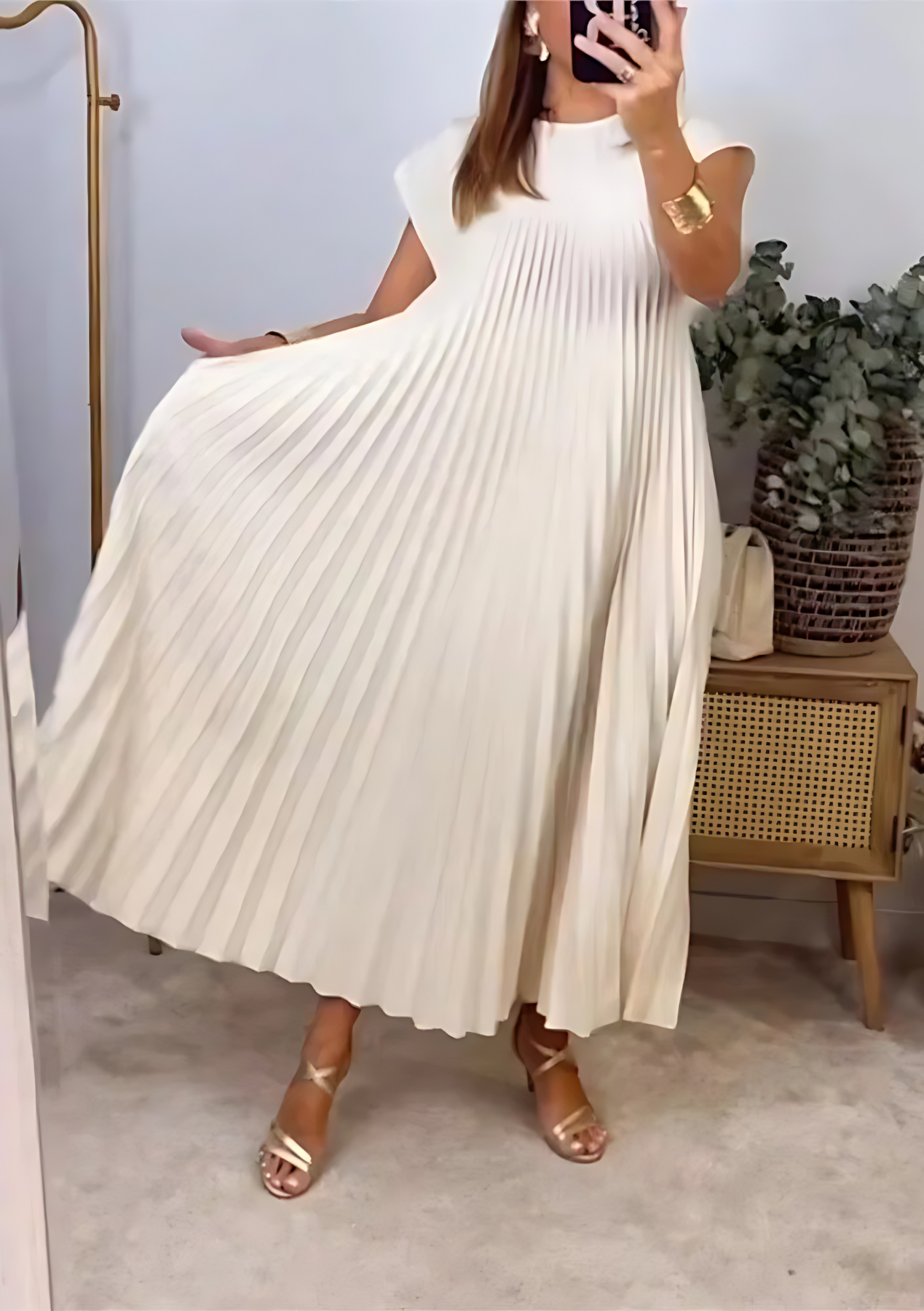 Elegant Pleated Dress - Molly