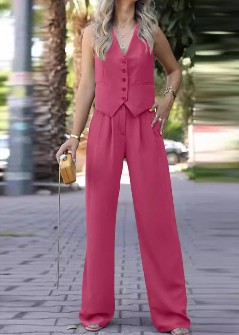 Elegant Sleeveless Blazer Suit for Women