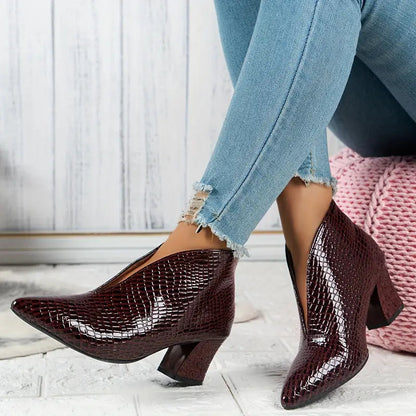 Elegant Stiletto Ankle Boots for Women