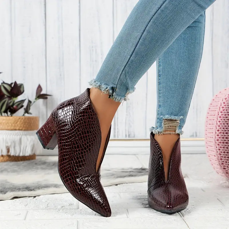 Elegant Stiletto Ankle Boots for Women