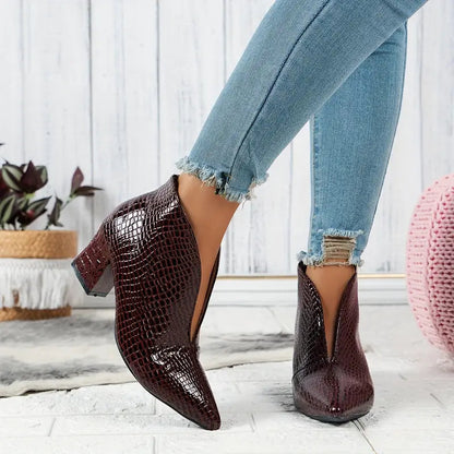Elegant Stiletto Ankle Boots for Women