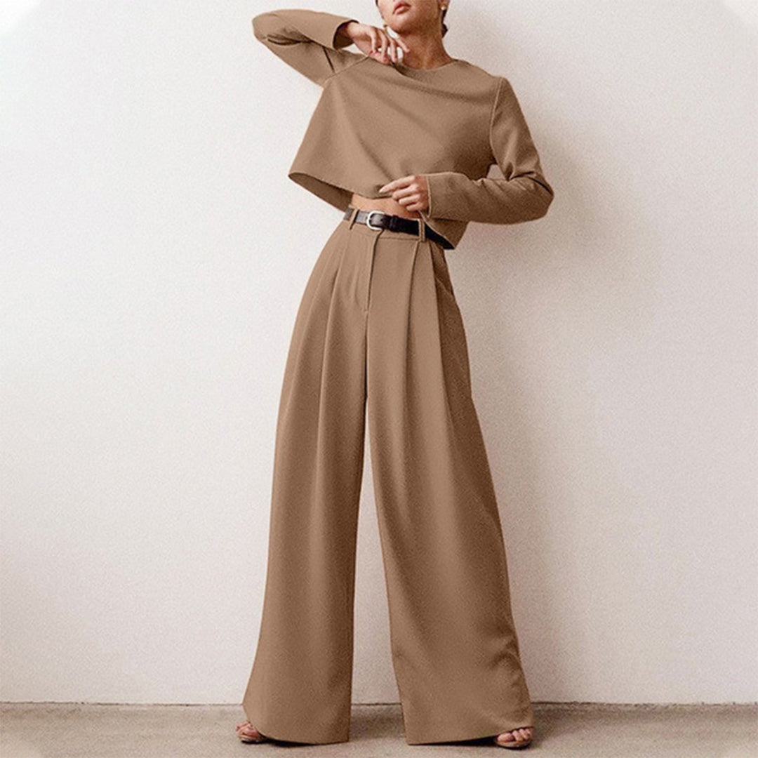 Elegant Two-Piece Clothing Set for Women
