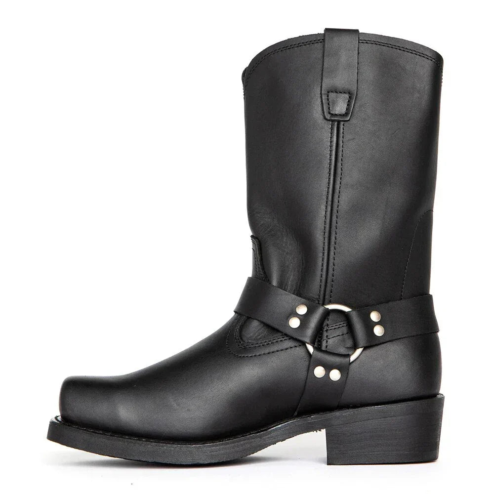 Elegant Waterproof Cowboy Boots for Men