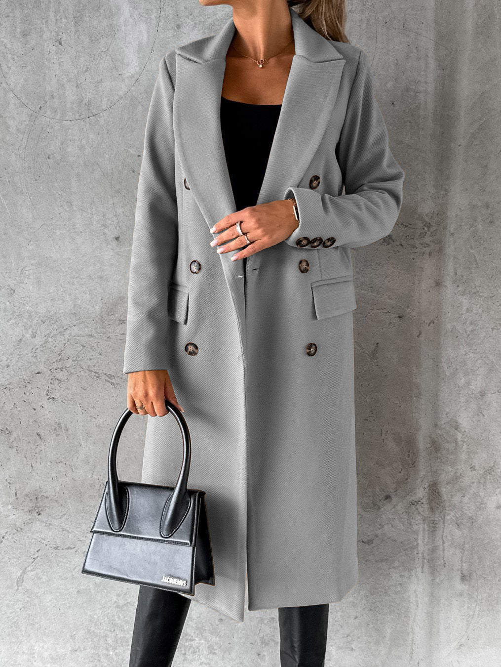 Elegant and Comfortable Long Coat for Women - Jesse