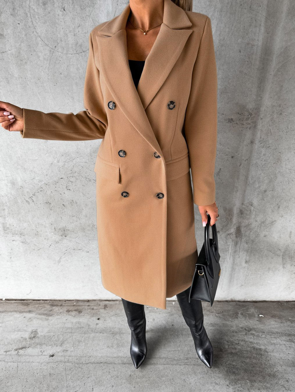 Elegant and Comfortable Long Coat for Women - Jesse